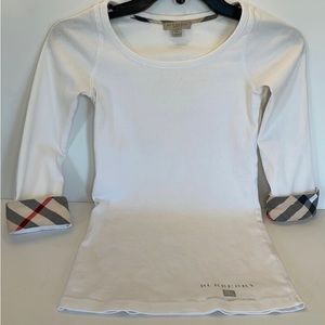 Burberry White Cotton Shirt